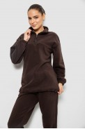 Спорт костюм жіночий на флісі, колір шоколадний, 241R2007 - фото № 2