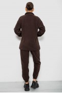 Спорт костюм жіночий на флісі, колір шоколадний, 241R2007 - фото № 4
