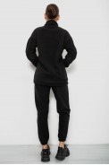 Спорт костюм жіночий на флісі, колір чорний, 241R2007 - фото № 3