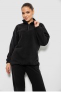 Спорт костюм жіночий на флісі, колір чорний, 241R2007 - фото № 1
