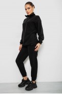 Спорт костюм жіночий на флісі, колір чорний, 241R2007 - фото № 2