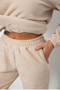 Спорт костюм жіночий на флісі, колір бежевий, 241R2007 - фото № 5
