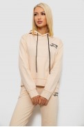 Спортивный костюм женский двухнитка  -уценка, цвет бежевый, 214R1419-005-U-15 оптом - фото № 1