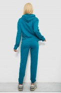 Спортивный костюм женский двухнитка  -уценка, цвет бирюзовый, 214R1419-007-U-6 - фото № 3