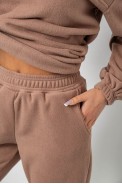 Спорт костюм жіночий на флісі, колір мокко, 241R2007 - фото № 6