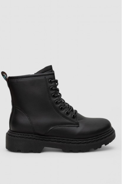 Ботинки женские демисезонные утепленные, цвет черный, 243RAB86