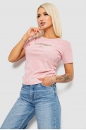 Футболка женская с принтом, цвет розовый, 221R3308 - фото № 2