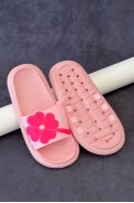 Шлепанцы женские с аппликацией, цвет розовый, 243R5028-1 - фото № 2