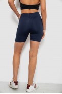 Велотреки жіночі однотонні, колір синій, 214R920 оптом - фото № 3