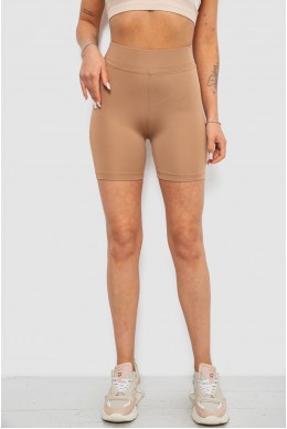 Велотреки жіночі однотонні, колір мокко, 214R920