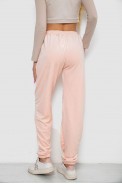 Штани жіночі велюрові  -уцінка, колір персиковий, 238R58473-U-49 - фото № 3