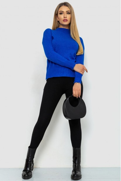 Кофта женская однотонная  -уценка, цвет электрик, 244R2028-U-3