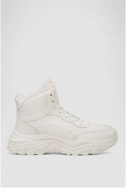 Кросівки жіночі зимові на хутрі  -уцінка, колір білий, 248RDM08-U