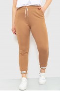 Спорт штани жіночі демісезонні  -уцінка, колір коричневий, 226R027-U-5 - фото № 1