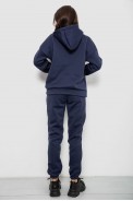 Спортивный костюм женский на флисе  -уценка, цвет синий, 257R85-U-4 - фото № 3