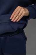 Спортивный костюм женский на флисе  -уценка, цвет синий, 257R85-U-4 - фото № 5