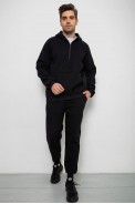 Спортивний костюм чоловічий на флісі  -уцінка, колір чорний, 238R166-U-2 - фото № 0
