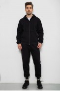 Спортивний костюм чоловічий на флісі  -уцінка, колір чорний, 238R165-U-5 - фото № 0