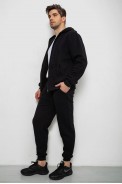 Спортивний костюм чоловічий на флісі  -уцінка, колір чорний, 238R165-U-5 - фото № 2