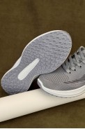 Кросівки чоловічі текстильні, колір сірий, 244RJ1077 - фото № 4