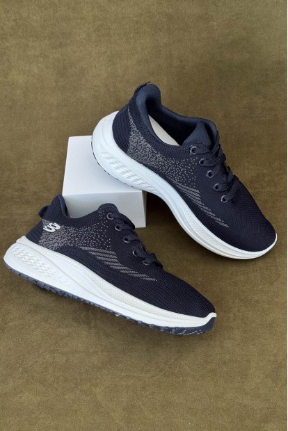 Кроссовки мужские текстильные, цвет синий, 244RJ1077