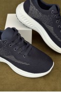 Кросівки чоловічі текстильні, колір синій, 244RJ1077 - фото № 1