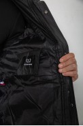 Куртка чоловіча зимова подовжена  -уцінка, колір чорний, 244RH76-15-U-1 - фото № 6