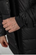 Куртка чоловіча зимова подовжена  -уцінка, колір чорний, 244RH76-15-U-1 - фото № 8