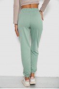 Спортивні штани жіночі  -уцінка, колір м'ятний, 238R5052-1-U-6 - фото № 3