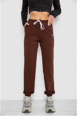 Спортивні штани жіночі, колір шоколад, 247R4670