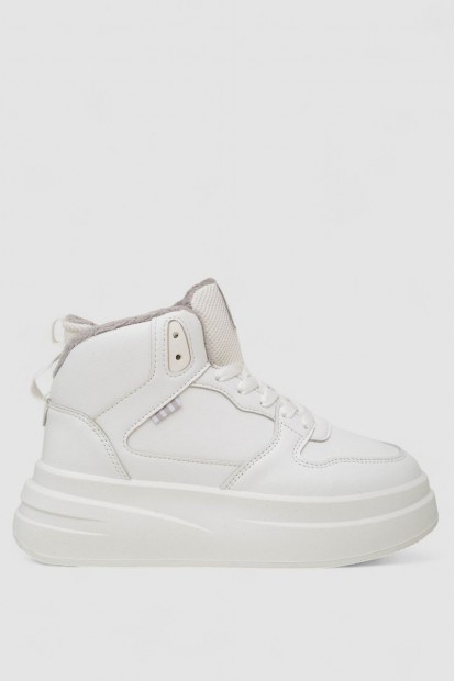 Кроссовки женские зимние на меху, цвет белый, 248RLM50