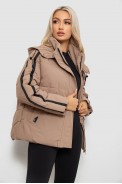 Куртка жіноча  -уцінка, колір бежевий, 244R866-U - фото № 2