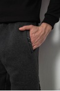 Спортивные штаны мужские на флисе, цвет серый, 244R41553 - фото № 4