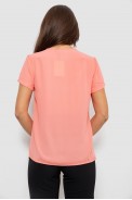 Блуза однотонна  -уцінка, колір персиковий, 230R112-U-8 оптом - фото № 3