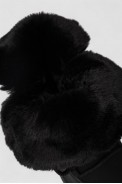 Угги женские на меху, цвет черный, 243RBB - фото № 5