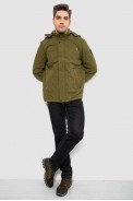 Куртка мужская демисезонная с капюшоном, цвет хаки, 244RL9159AL - фото № 1