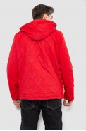Куртка мужская демисезонная с капюшоном, цвет красный, 244RL9159AL - фото № 3