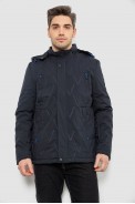 Куртка мужская демисезонная с капюшоном, цвет синий, 244RL9159AL - фото № 0
