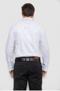 Рубашка мужская однотонная, цвет белый, 186R2066 - фото № 3