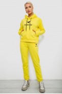 Спортивный костюм женский двухнитка  -уценка, цвет желтый, 214R1419-007-U-43 - фото № 0