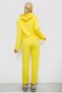 Спортивный костюм женский двухнитка  -уценка, цвет желтый, 214R1419-007-U-43 - фото № 3