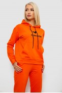 Спортивний костюм жіночий двонитка  уцінка, колір помаранчевий, 214R1419-007-U-11 - фото № 1