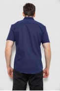 Рубашка мужская с принтом, цвет синий, 214R7329 - фото № 3