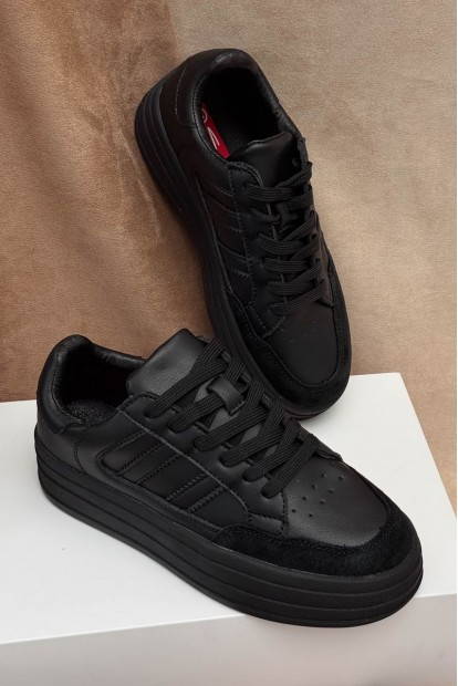 Кросівки жіночі демісезонні, колір чорний, 248RCX1590