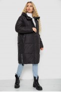 Пуховик женский зимний  -уценка, цвет черный, 243R8810-U-2 - фото № 2