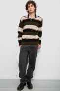 Свитер-обманка мужской, цвет бежево-черный, 161R901-2 - фото № 2
