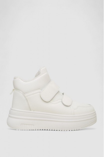 Кросівки жіночі зимові на хутрі  -уцінка, колір білий, 248RAM011-U-1