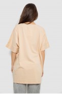 Футболка женская с принтом, цвет светло-бежевый, 244R4001 - фото № 3