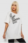 Футболка женская с принтом, цвет молочный, 244R4001 - фото № 2