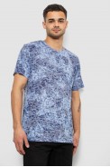 Футболка мужская с принтом, цвет джинс, 244R5517 - фото № 2